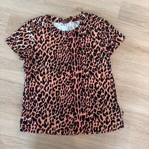 Scotch & Soda Leopard T Shirt Small 100% Cotton